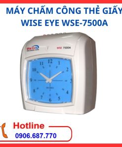 Máy chấm công thẻ giấy Wise Eye WSE-7500A/D- Hàng chính hãng