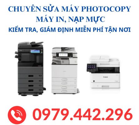 sửa máy photo, nạp mực in, sửa máy in