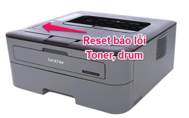 Cách Reset mực máy in Brother 2321D