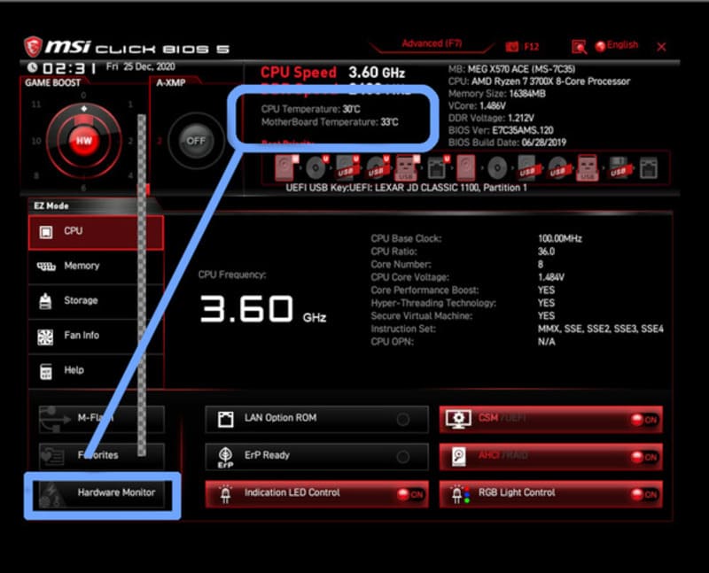 Cách kiểm tra nhiệt độ CPU máy tính nhanh chóng chính xác nhất Kiểm tra nhiệt độ CPU tại Bios