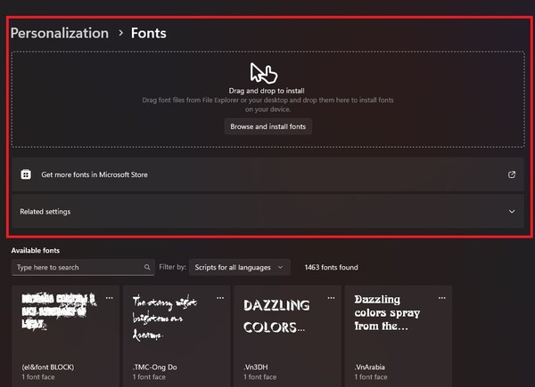 Máy tính bị lỗi font chữ win 11: Nguyên nhân và cách khắc phục Kiểm tra và cài lại font đầy đủ