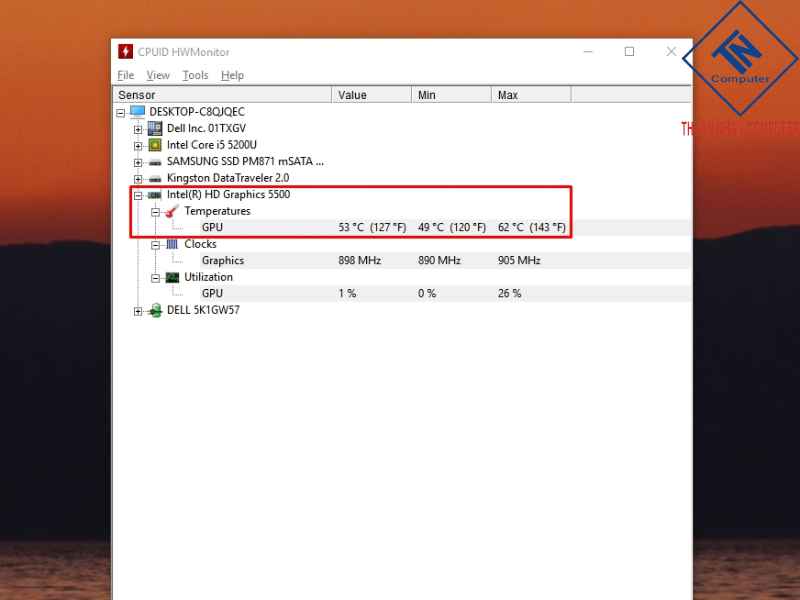 ram may tinh bi nong 8