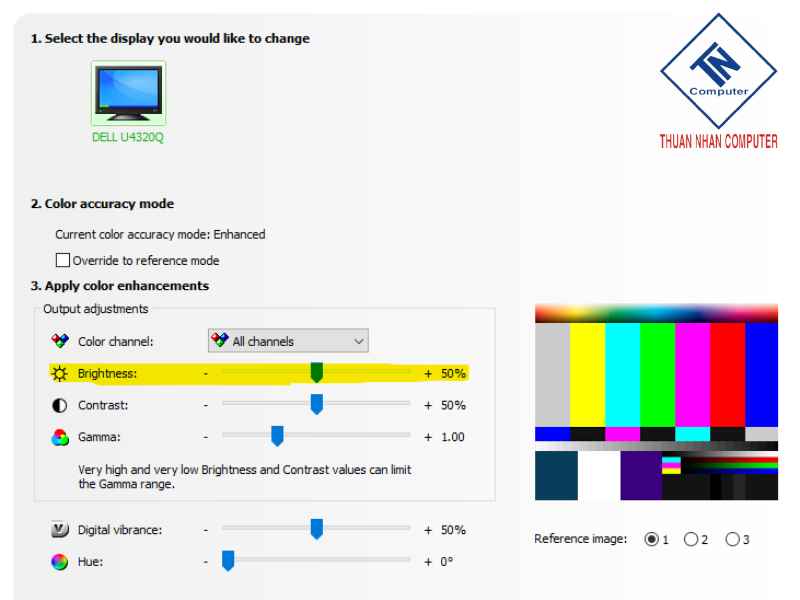 Cách chỉnh độ tương phản màn hình máy tính