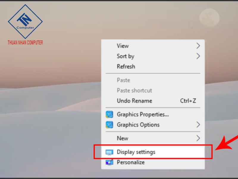 Cách đưa màn hình trở lại bình thường khi bị phóng to hoặc thu nhỏ
