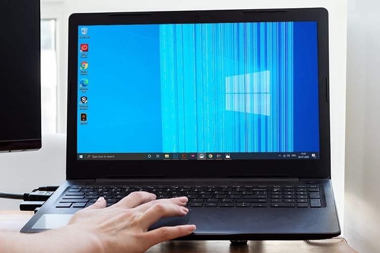 Hiện tượng màn hình máy tính bị nhiễu sọc ngang