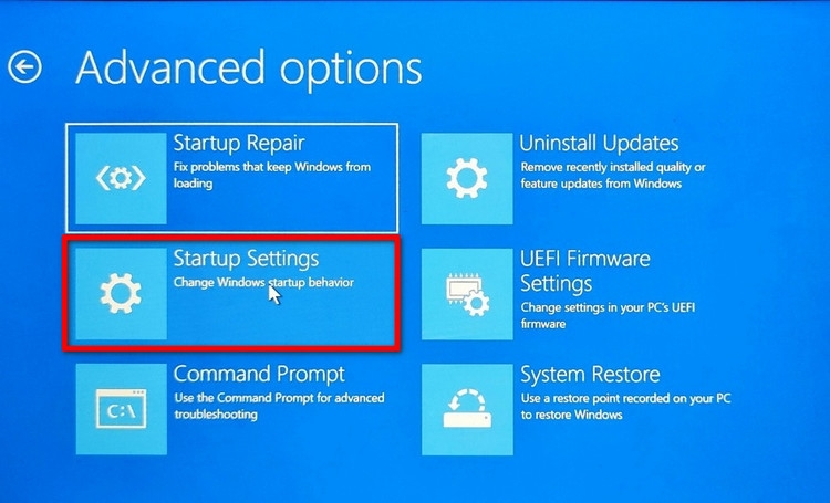 Cập nhật hoặc cài lại driver VGA