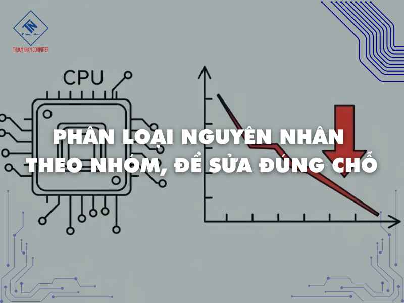 Phân loại CPU tụt xung theo nhóm để sửa đúng