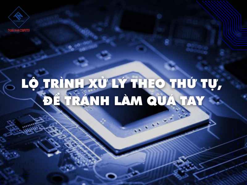 Lộ trình xử lý theo từng bước