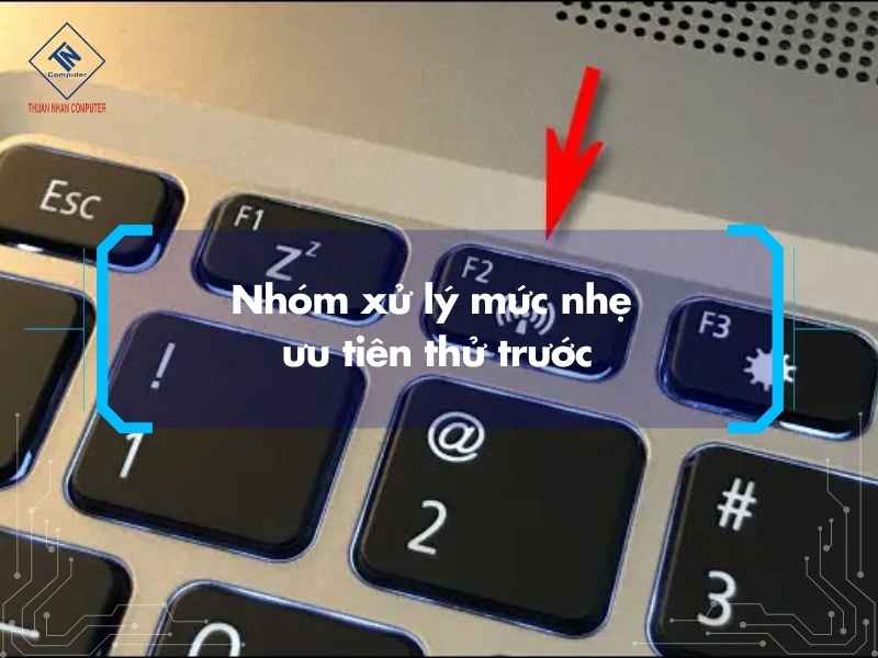 Nhóm xử lý mức nhẹ ưu tiên thử trước