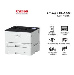 Máy in laser đen trắng Canon LBP458x (In đảo mặt| A3| A4| USB| LAN| WIFI)