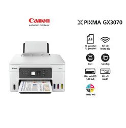 Máy in phun đa năng màu Canon Gx3070 (In đảo mặt | Copy| Scan| A4| A5| USB| WIFI)