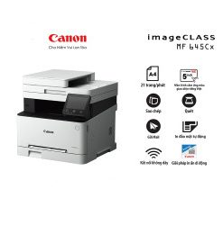 Máy in laser đa năng màu Canon MF645Cx (In đảo mặt | Copy | Scan đảo mặt | Fax 2 mặt | A4 | A5 | USB | LAN | WIFI)