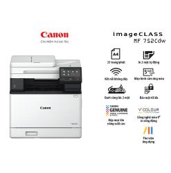 Máy in laser đa năng màu Canon MF752Cdw (In đảo mặt | Copy | Scan đảo mặt | ADF | A4 | A5| USB | LAN | WIFI)
