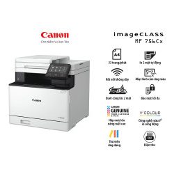 Máy in laser đa năng màu Canon MF756Cx (In đảo mặt | Copy | Scan đảo mặt | Fax đảo mặt | DADF | A4 | A5 | USB | LAN | WIFI)