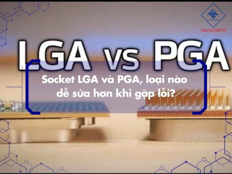 Socket LGA và PGA, loại nào dễ sửa hơn khi gặp lỗi?