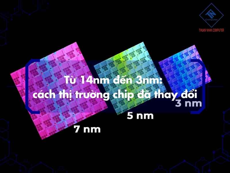 Từ 14nm đến 3nm: cách thị trường chip đã thay đổi